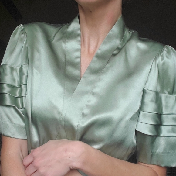 Vivienne Tam 100% Silk Open Cardigan Sz 3 NWT! - Picture 4 of 11